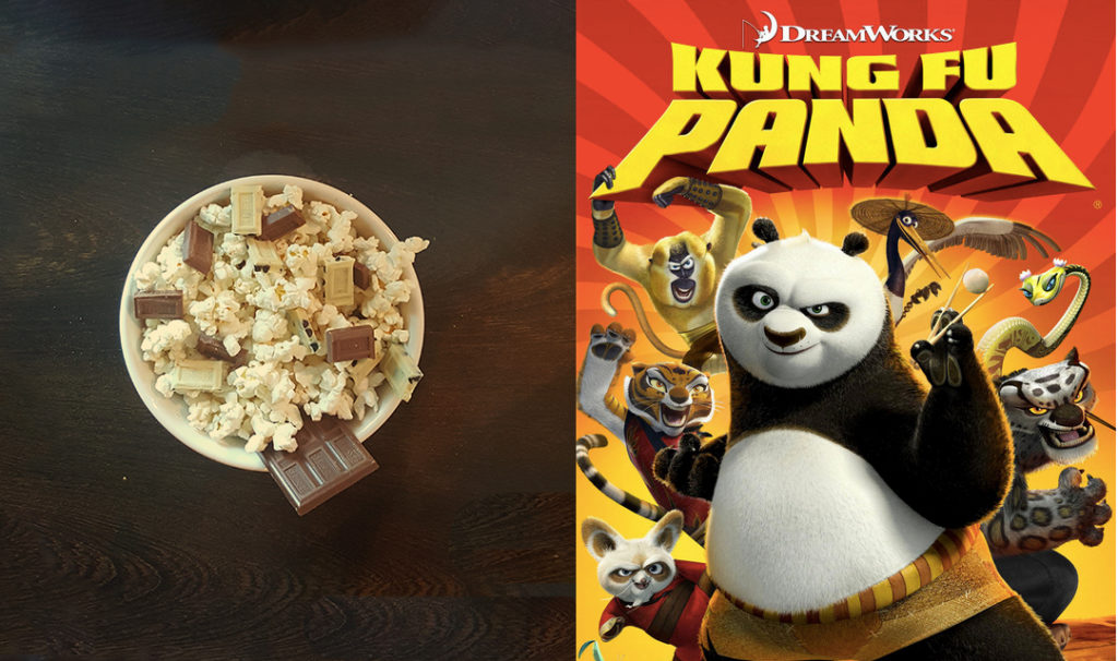 Popcorn +Kung Fu Panda
